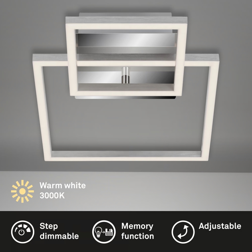 Prigušivo LED stropno svjetlo LED/12W/230V 3000K matni krom