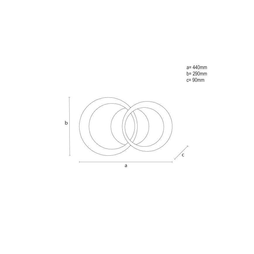 Prigušivo LED stropno svjetlo LED/35W/230V 3000-6500K + daljinski upravljač