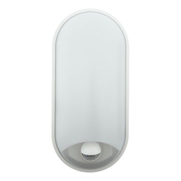 Prigušivo LED vanjsko zidno svjetlo sa senzorom pokreta LED/12/15/18W/230V 3000K/4000K/6500K IP65 crna/bijela