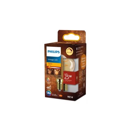 Prigušljiva LED žarulja VINTAGE Philips P45 E14/3,1W/230V 2200K