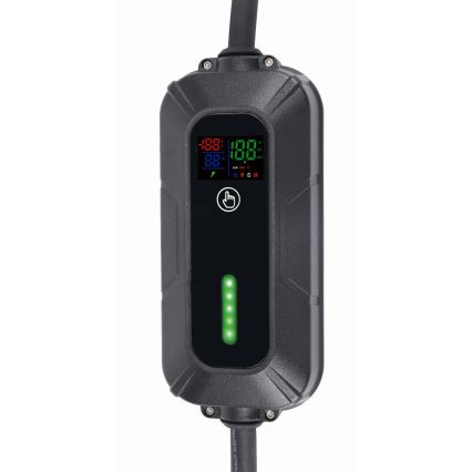 Prijenosna stanica za punjenje električnih vozila EV/PHEV — AC Type 2, 32 A/400 V, 22 kW, IP55, 5 m + adapter 230 V, 3,7 kW + torba za nošenje