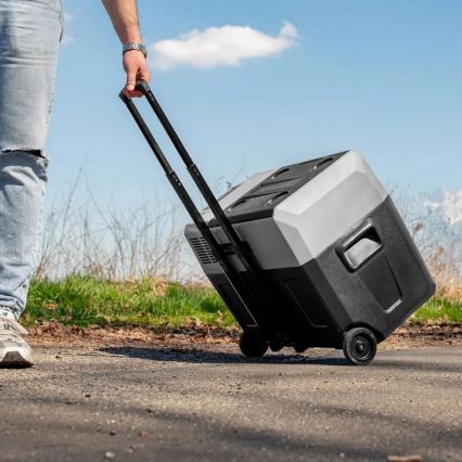 Prijenosni auto hladnjak s LCD zaslonom 40 l 230V/12V/24V crni