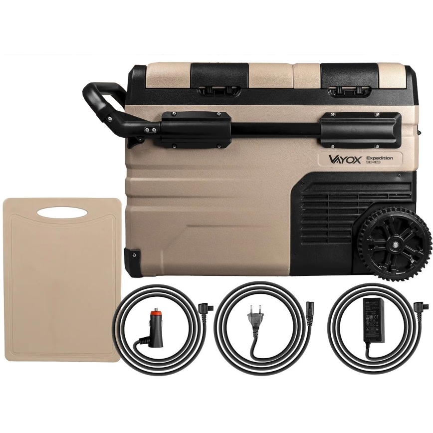 Prijenosni autohladnjak s LCD zaslonom 39 l 230V/12V/24V smeđa