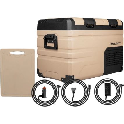 Prijenosni autohladnjak s LCD zaslonom 39 l 230V/12V/24V smeđa