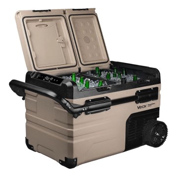 Prijenosni autohladnjak s LCD zaslonom 39 l 230V/12V/24V smeđa