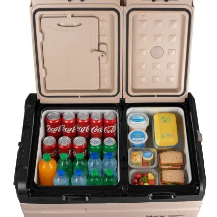 Prijenosni hladnjak s LCD zaslonom 39 l 230V/12V/24V smeđa