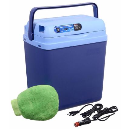 Prijenosni hladnjak s zaslonom 48W/230/12V 25 l plavi