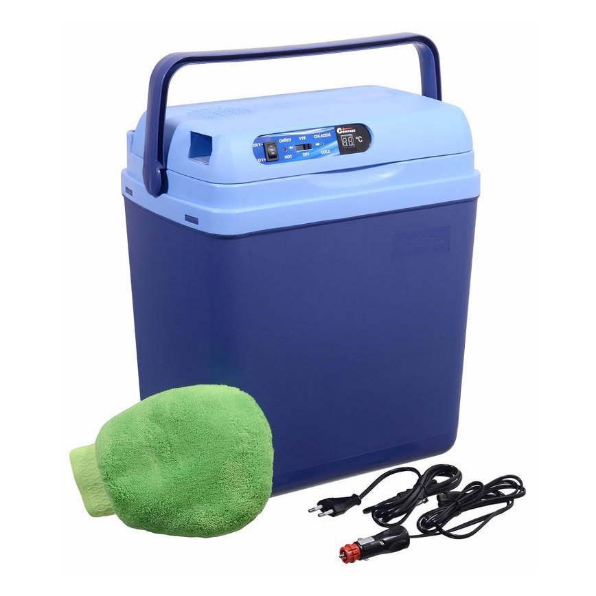 Prijenosni hladnjak s zaslonom 48W/230/12V 25 l plavi