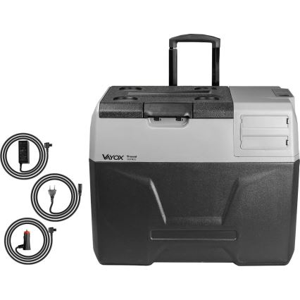 Prijenosni hladnjak za automobil s LCD zaslonom 40 l 230V/12V/24V crna