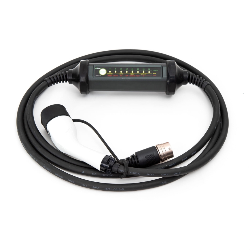 Prijenosni punjač za električne automobile s 4 adaptera Type 2 32A/480V 22kW 7m IP67