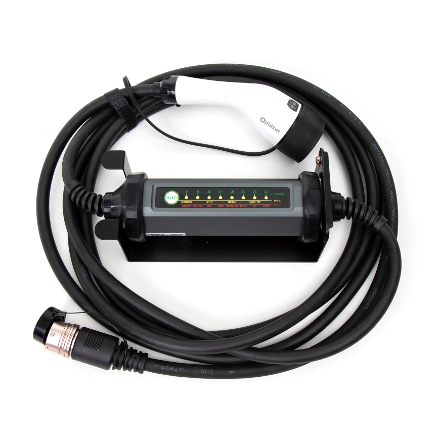 Prijenosni punjač za električne automobile s 4 adaptera Type 2 32A/480V 22kW 7m IP67