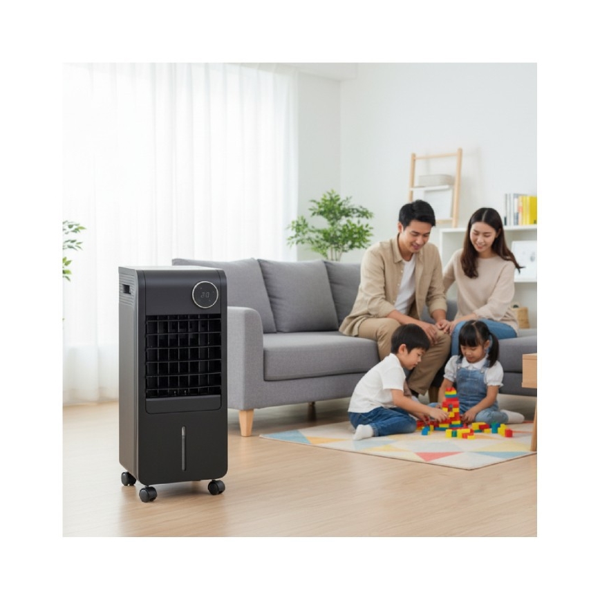 Prijenosni rashladnik zraka VIENTO COOL-R 65W/230V crni + daljinski upravljač