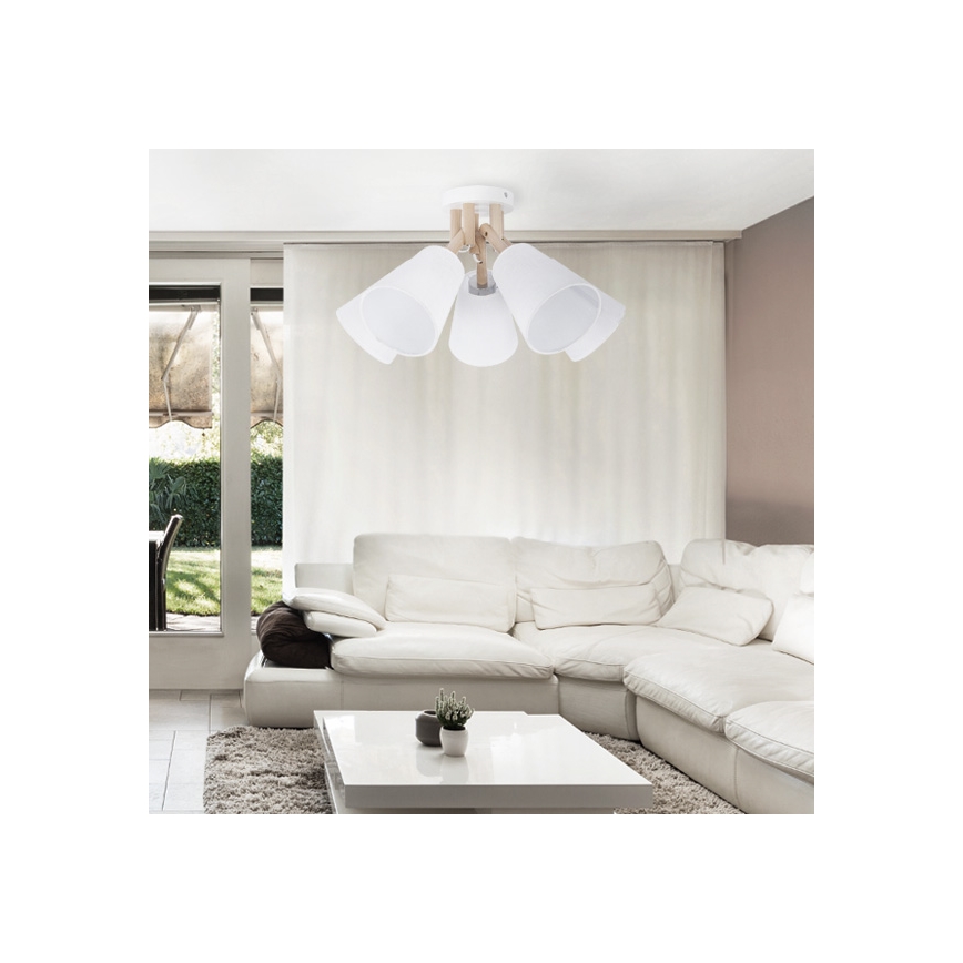 Prikačeni luster VAIO WHITE 3xE27/60W/230V