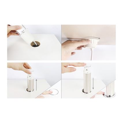 Priključni stupić s utičnicama za stolnu ploču 3x230V