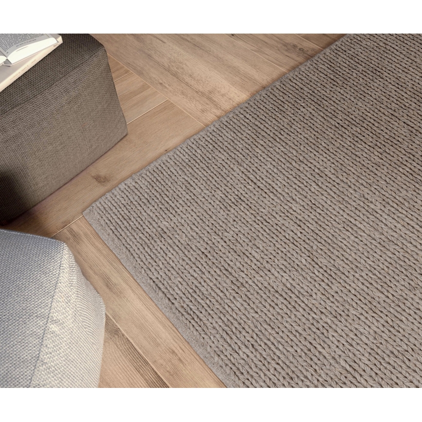 Prirodni tepih FIR WOOL 160x230 cm 2600 g/m2 bež
