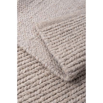 Prirodni tepih FIR WOOL 160x230 cm 2600 g/m2 bež