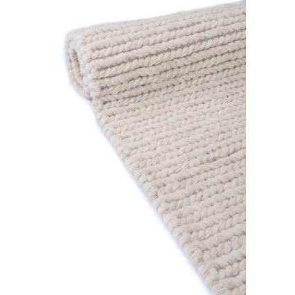 Prirodni tepih FIR WOOL 200x300 cm 2600 g/m2, krem boje
