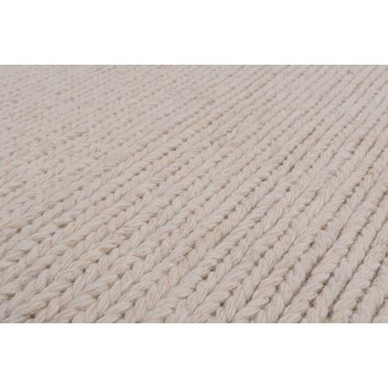 Prirodni tepih FIR WOOL 70x140 cm 2600 g/m2 krem