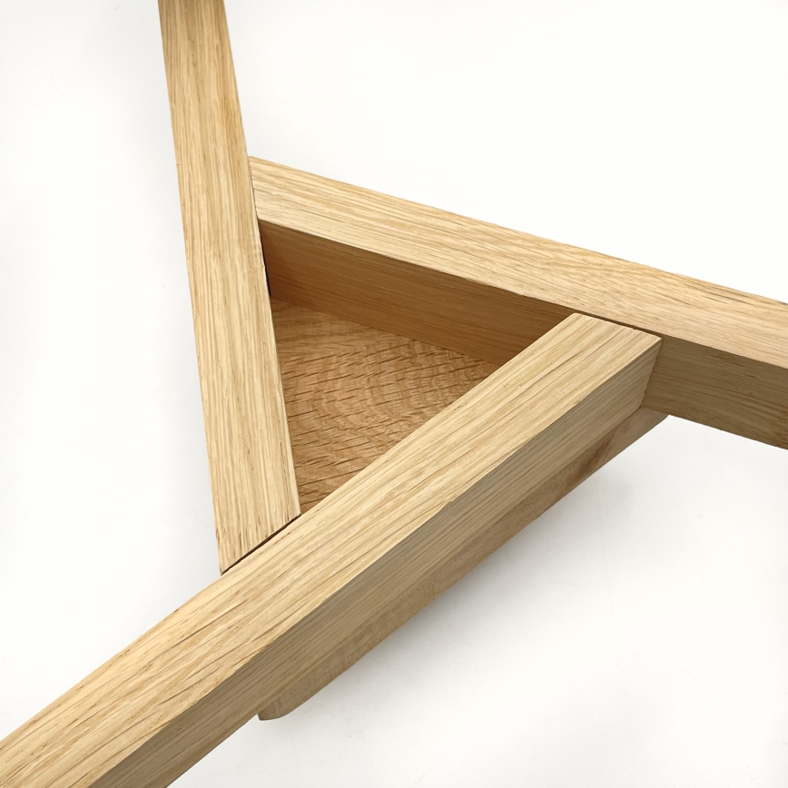 Prislonjena stropna svjetiljka ANTONIO 3xG9/5W/230V hrast/bijela