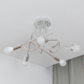 Prislonjeni luster OXFORD 5xE27/15W/230V sjajni krom