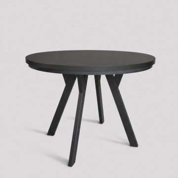 Produživi blagovaonski stol CENTRO 100/140x77 cm crni