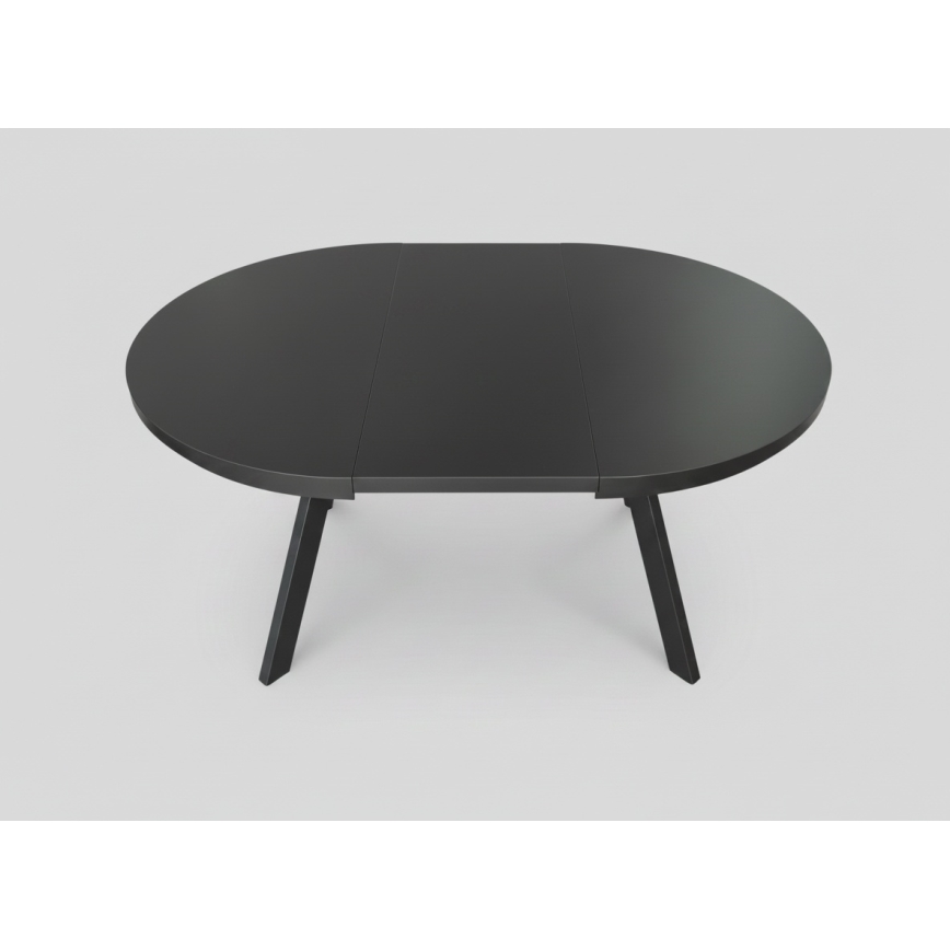 Produživi blagovaonski stol CENTRO 100/140x77 cm crni