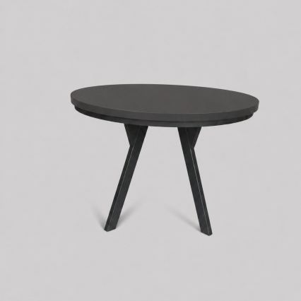 Produživi blagovaonski stol CENTRO 100/140x77 cm crni