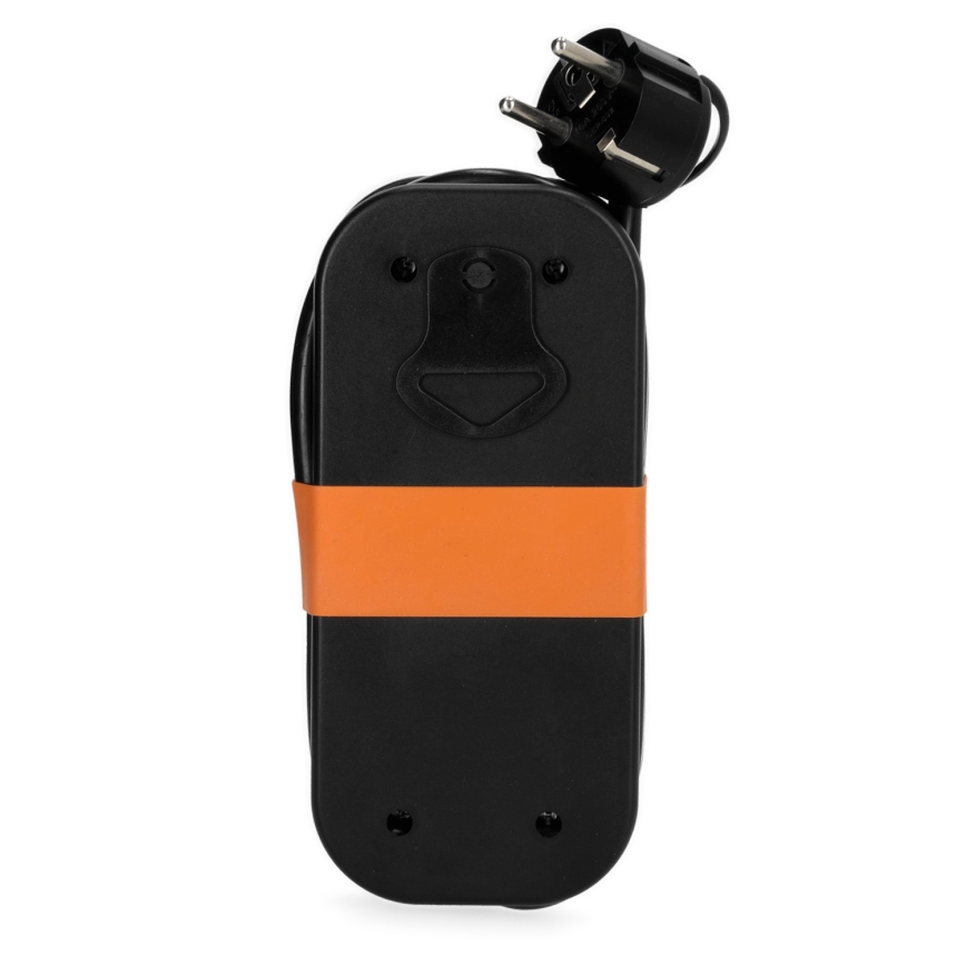 Produžni kabel 2Z + 2xUSB 1,4 m crna