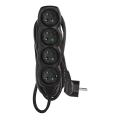 Produžni kabel 4Z 5m crne boje