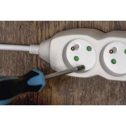 Produžni kabel 5Z 3m bijeli