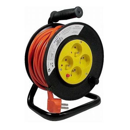 Produžni kabel na bubnju 30m narančaste boje
