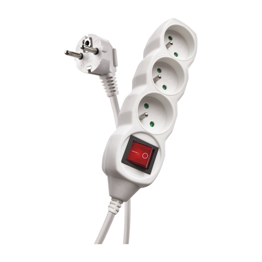 Produžni kabel s prekidačem 3U 3m