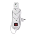 Produžni kabel s prekidačem 4Z 5m bijeli