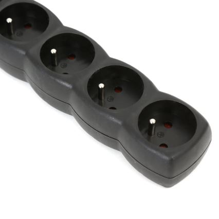 Produžni kabel s prekidačem 5Z Tip E 3m crna