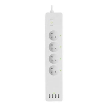 Produžni kabel s prekidačem SMART 1,8 m 4Z + 4xUSB Wi-Fi Tuya