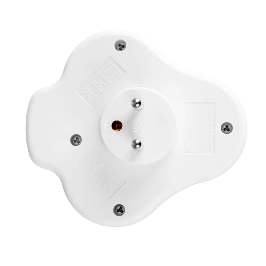 Produžni razdjelnik s prekidačem, 2 utičnice + USB-C + USB-A