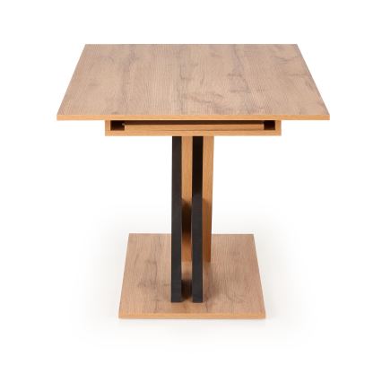 Proširivi blagovaonski stol DROM 130/175x85 cm hrast Wotan/crna