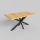 Proširivi blagovaonski stol SAMLE 150/190x80 cm, hrast craft/crna