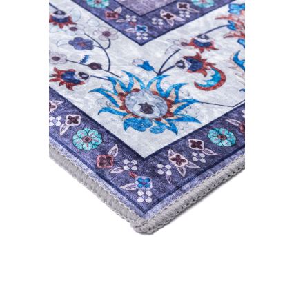Protuklizni orijentalni tepih PRINT SHINE 120x170 cm plava