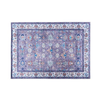 Protuklizni orijentalni tepih PRINT SHINE 120x170 cm plavi