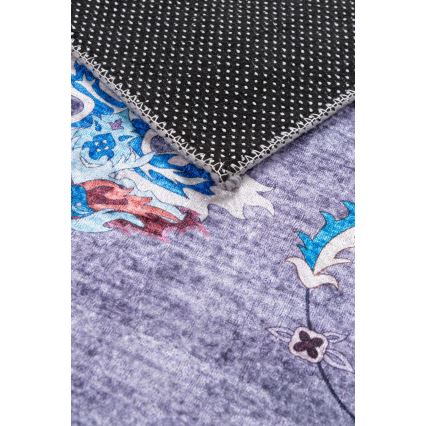 Protuklizni orijentalni tepih PRINT SHINE 70x140 cm, plavi