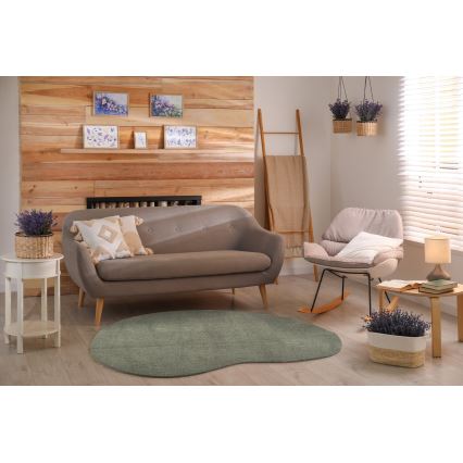 Protuklizni tepih LOREN 120x170 cm tamnozelene boje