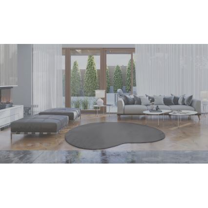 Protuklizni tepih LOREN 160x230 cm, sivi