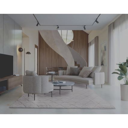 Protuklizni tepih MODENA NEW 120x160 cm svijetlo siva