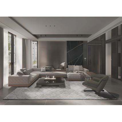 Protuklizni tepih MODENA NEW 120x160 cm svijetlo siva