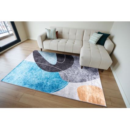 Protuklizni tepih PRINT SHINE 120x170 cm, šaren
