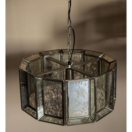 PTMD - Luster na lancu ANTIQUE 1xE27/40W/230V Ø 46 cm