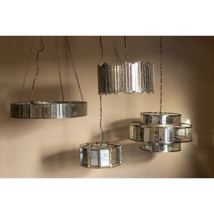 PTMD - Luster na lancu ANTIQUE 1xE27/40W/230V Ø 46 cm