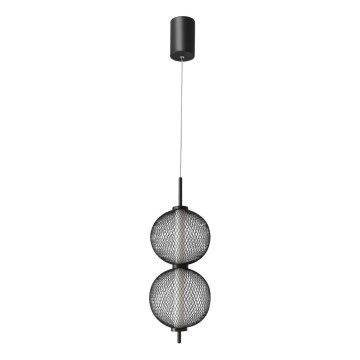 PUMA LED luster na kablu 10W/230V, promjer 14 cm, crna