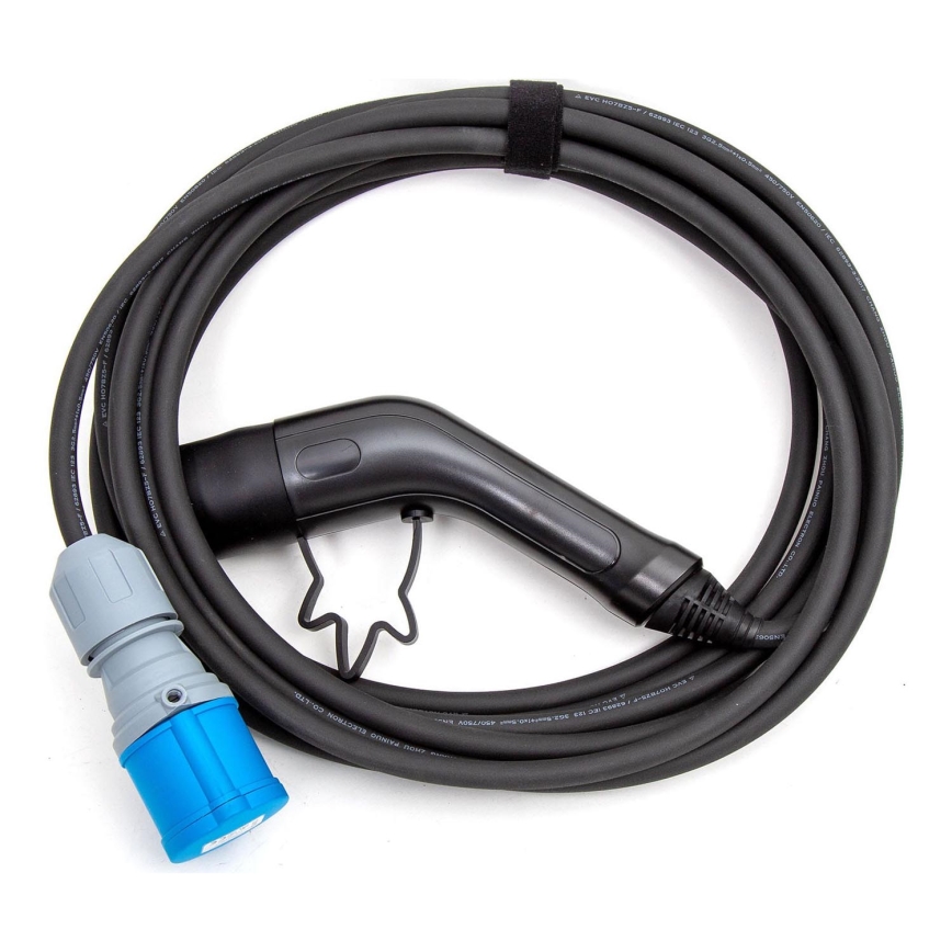 Punjački kabel za električne kampere tip 2, 7 m, 3,6 kW, 16 A